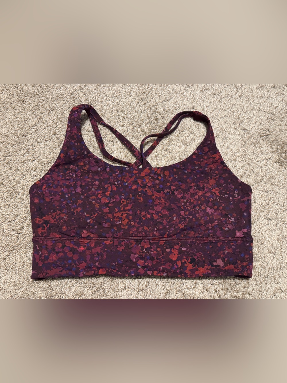 Lululemon longline energy bra *8